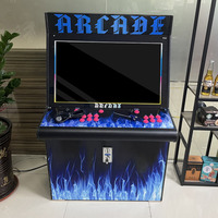 Machine de jeu d'arcade en bois personnalisée HB-064, modèle professionnel, cabinet créatif, WiFi, 2 à 4 joueurs, anglais, espagnol, japonais
