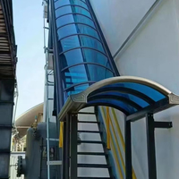 Abri de parking en acier ou en aluminium pour les marchés extérieurs, également utilisé comme auvent, auvent et pare-soleil