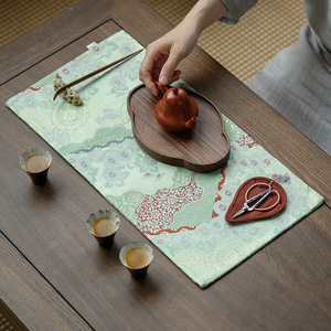 Nishijin Origami Bubble Mat Double Sided Tea Mat <b>Table</b> Runner For Tea Ceremony Decorative Mats Pads - Product Image 2