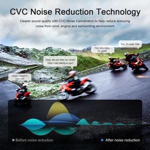 Ejeas interkom helm V4 plus, interkom Bluetooth tahan air <span class=keywords><strong>4</strong></span> cara 1500m - Product Image 5