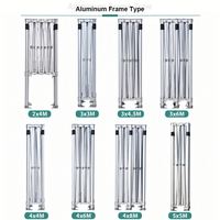 Tente de réception pliable 10x10, 10x20, 20x20 en acier et aluminium pour salons professionnels, événements sportifs et publicité extérieure