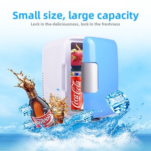 Nouveau réfrigérateur de bureau pour cosmétiques, mini-réfrigérateur <span class=keywords><strong>4L</strong></span> 12V, mini-<span class=keywords><strong>frigo</strong></span> portable pour soins de la peau, petit format - Product Image 5