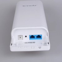 Puente WiFi para Exteriores de 5 km, Tenda O3 Inalámbrico de 2.4 GHz y 150 Mbps, Interruptor de Puente con Antenas de 12 dBi, Repetidor de Router WiFi de Largo Alcance
