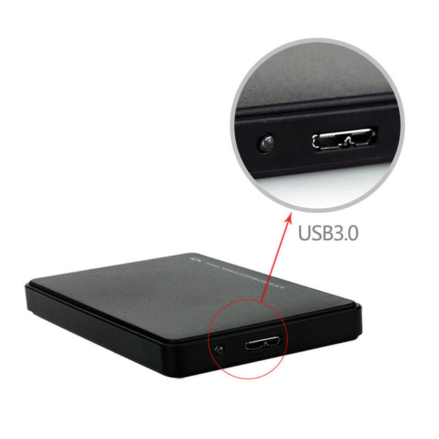 2.5 Inch Mechanical SSD Solid State SATA Serial Port Screwless Tool-Free Case USB3.0 External Mobile Hard Drive Enclosure