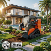 Chargeuse sur pneus TITAN TS65 Kubota, acier au manganèse de haute qualité, capacité de la benne de 0,5 m³, puissance de 55 kW, haute performance