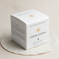 Boîte d'emballage personnalisée en papier coton pour sérum, estampage à chaud, vernis UV sélectif, carton cadeau STE