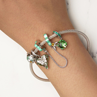 Pendentif papillon vert en argent sterling 925, breloques abeille et marguerite, compatibles avec bracelet original, collier DIY, bijoux en argent, cadeau