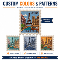 Patch brodé style Paris, motif Tour Eiffel, souvenir de France, thermocollant