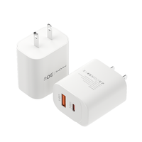 Maimi adaptor pengisi daya dinding ponsel, pengisi daya mini portabel usb Tipe c multi port usb c pd 30w gan