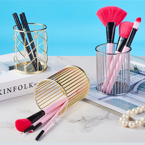 Porte-stylo en métal or <span class=keywords><strong>rose</strong></span> porte-pinceau <span class=keywords><strong>de</strong></span> maquillage <span class=keywords><strong>organisateur</strong></span> <span class=keywords><strong>de</strong></span> <span class=keywords><strong>bureau</strong></span> - Product Image 2