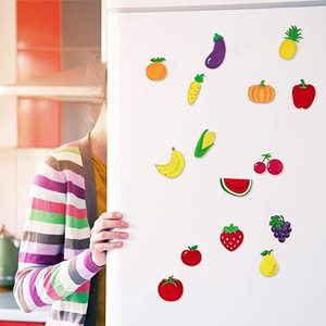 Aimant de réfrigérateur en PVC 2D 3D personnalisé imprimé en gros par le fabricant, aimant de réfrigérateur souvenir de fruits et légumes - Product Image 2