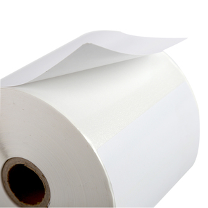 OEM impresión brillante en rollo 55mm W x 40mm L papel autoadhesivo etiqueta redonda - Product Image 4