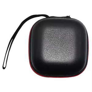Bolsa de almacenamiento de cuero portátil para auriculares, Cable de datos para auriculares, bolsa con cremallera multifuncional para <span class=keywords><strong>Beats</strong></span> <span class=keywords><strong>Powerbeats</strong></span> <span class=keywords><strong>Pro</strong></span> - Product Image 1
