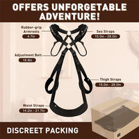 Nouvelles balançoires sexuelles ajustables pour couples avec sangles de soutien lombaire, kit de bondage DIY pour jeux sexuels