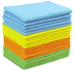 Toalla de Microfibra Premium de 350GSM, Tejido de Punto, 40*40cm - Sin Pelusas, Secado Rápido, para Limpieza del Hogar/Hotel/Cocina, Personalizable - Product Image 1