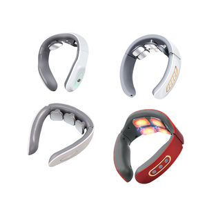 4D Boyun ve Omuz Masaj Aleti Taşınabilir Nabız Kas Stimülatörü Eller Serbest Boyun Masaj Cihazı Isıtma Özellikli - Product Image 2