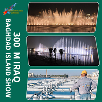 Fuente Musical Danzante de Alta Calidad de 300 Metros, Estilo Isla de Bagdad, Calidad Dubai