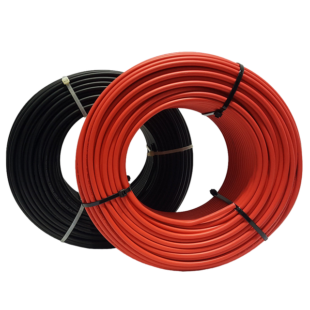 H1z2z2k Solar Cable 6mm2  10mm2 Tinned Copper Conductor Pv Solar Cable for Solar Power Station