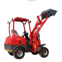 Volle lekt rischer Mini-Gelenk lader 0,6 Tonnen 0,8 Tonnen 1 Tonne 5 Tonnen CE 4WD China Elektrischer Radlader für die Landwirtschaft