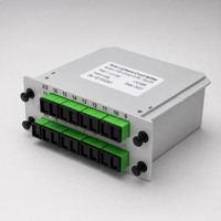 Équipement à fibres optiques SC APC 1X16 diviseur de Casette Type de carte répartiteur PLC 1X8 diviseur à fibres optiques nues