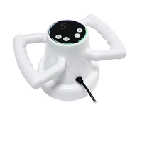 Masseur à rouleaux 360° portatif vibrant pour le corps, appareil de beauté amincissant avec deux poignées pour les mains et le corps, utilisation en salon et à domicile