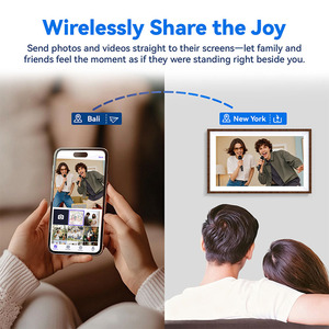 Cadre photo numérique WiFi 7/10,1/15,6 pouces avec lecteur vidéo cloud LCD et écran ABS, téléchargement gratuit, pour la maison et le bureau – Approvisionnement direct usine - Product Image 3