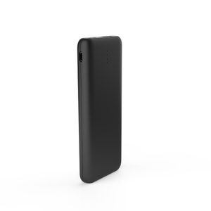 แบตเตอรี่สำรองพกพาสีดำ ดีไซน์บาง พร้อมไฟ LED แสดงสถานะ ชาร์จเร็วด้วย USB Type-C สำหรับสมาร์ทโฟน - Product Image 1