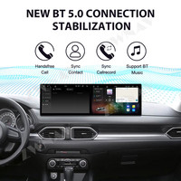 ZWNAV Double écran 10,1 pouces Carplay pour Mazda CX-5 2022-2024 Multimédia GPS Navi WIFI Écran tactile Lecteur Radio de voiture Wirecarplay
