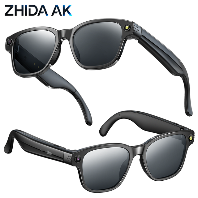 AI Smart Glasses with 8MP Camera for Video Recording, Photography and Recording, Outdoor Sports Sunglasses, AI Translation logo