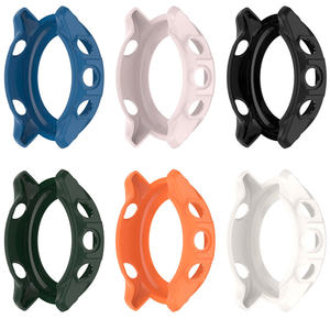 Coque en silicone pour <span class=keywords><strong>montre</strong></span> intelligente <span class=keywords><strong>Garmin</strong></span> <span class=keywords><strong>Forerunner</strong></span> 255 <span class=keywords><strong>255S</strong></span> 955, bracelet souple, protection pare-chocs, accessoires - Product Image 2