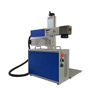 JPT MOPA 100 W/60 W/30 W Faserlaser-Markierungsmaschine Metall Laser-Markierungsmaschinen 3D-Edelstahl Laser Markierung Gravur mit Rotation