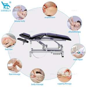 Table d'opération électrique SONKLY à un <span class=keywords><strong>moteur</strong></span>, pliable/en deux sections, réglable, pour traitement, physiothérapie et massage - Product Image 2