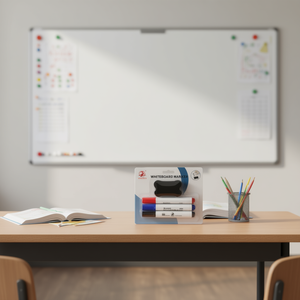 Whiteboard Marker Set 4 Piece With Eraser Ref 04511 12Pcs Pack - Product Image 2