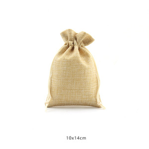 Túi Vải Bố Dây Rút Sợi Đay Mini Túi Quà Tặng Đám Cưới Quà Giáng Sinh Trang Sức Bao Bố - Product Image 4