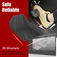 Vente chaude TPE 3D Tapis de sol de voiture Revêtements de sol Doublures de voiture imperméables Tapis de voiture antidérapant RHD Carburant pour Hyundai I30 Sedan N 2021-2025
