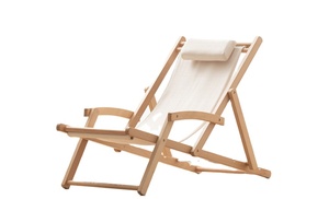 Sillas <span class=keywords><strong>de</strong></span> playa <span class=keywords><strong>de</strong></span> madera fuerte <span class=keywords><strong>de</strong></span> tela Oxford con diseño personalizado, sillas <span class=keywords><strong>de</strong></span> salón portátiles plegables con almohada para Francia Chateau Fontenil - Product Image 3