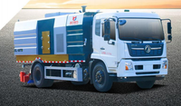 Dongfeng Kinland Motor-Vakuumkehrmaschine 3 Wasser 7 Staub Straßenreinigungsfahrzeug mit 1 Jahr Garantie für Autobahnreinigung