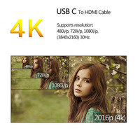 Câble adaptateur de mise en miroir d'écran HDTV HD pour téléphone mobile Creatall, compatible avec les smartphones iPhone, Android et Type-C, conducteur plaqué or