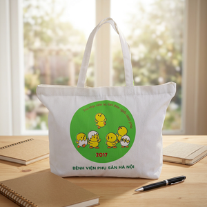 Customizable Mini Organic Cotton Canvas Tote Shopping <b>Bags</b> Dot Pattern Silk Screen Printing Eco-Friendly Logo Promotions <b>Gifts</b> - Product Image 1