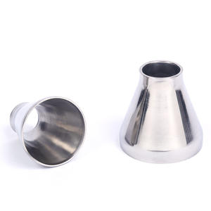 304 Stainless Steel Pipe Fittings Welded Sanitary Seamless Eccentric Reducers Concentric Reducer <b>Stamped</b> Fittings - Product Image 2