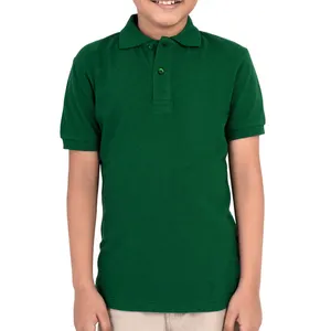 Zomer Kinderen Custom Modieuze Poloshirts Korte Mouw Print Jongens Polo T-Shirt Casual Stijl Voor Baby Tiener Leeftijd Katoenen Shirt