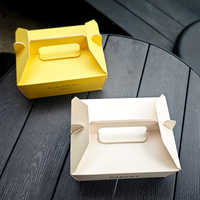 Empaques de Panadería Biodegradables y Ecológicos Personalizables, Carpetas para Pastelería con Laminado Mate, Relieve y Forro de Esponja para Postres
