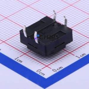 TC-FS1212D-C-G Tactile Switch Through hole-4P,12x12mm Switch Single Pole Single Throw Round Button 2.6N Through Hole - Product Image 2