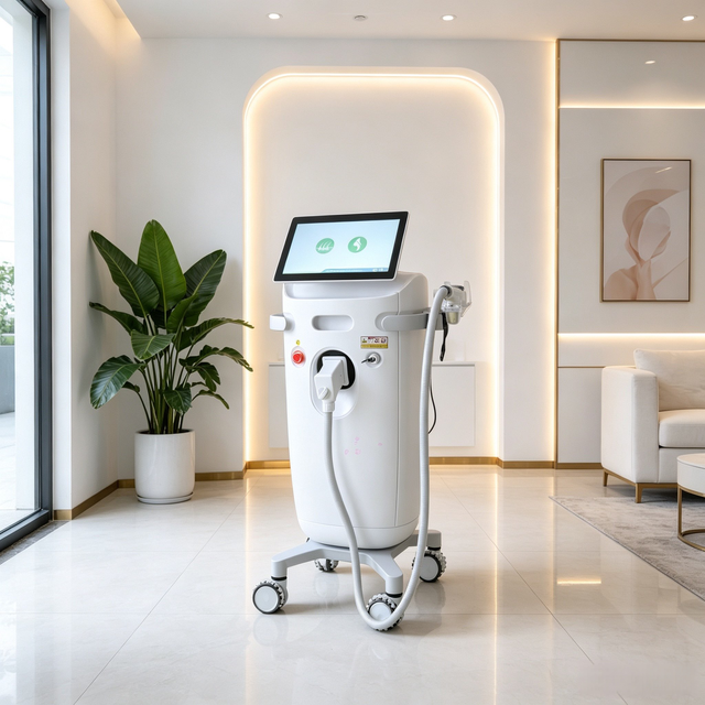Painless Ice Speed Diode Laser Hair Removal 3 Wavelength 755 808 1064nm Machine