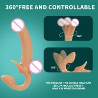Lesbisch Japanischer Massagestäbchen Vibrator Sexspielzeug Damen Silikon Sexspielzeug für Erwachsene Doppel-Dildo Doppelkopf-Dildo für Damen