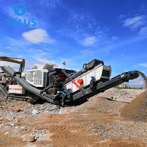 La fábrica vende juegos completos de trituradora de impacto móvil sobre orugas planta de trituración para trituración de residuos de construcción - Product Image 2