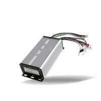 Contrôleur sans balais haute puissance 24-36 tubes 48-72V, contrôleur universel à onde sinusoïdale trois modes, sortie maximale 2200W pour applications électriques