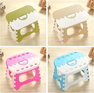 In the Trend TY-0711-304 Thick Foldable Plastic <b>Stool</b> Khaki/Green 900g Portable for Shoe Changing Outdoor Fishing Stall Use - Product Image 4