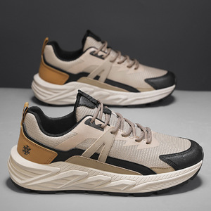 Nouvelles chaussures de trekking pour hommes à semelle épaisse de haute qualité, légères, en EVA et maille, à lacets, à bas prix, de la marque des fabricants de chaussures de Jinjiang - Product Image 3