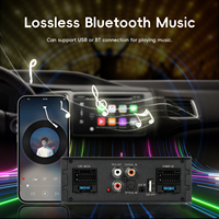 Podofo Android DSP Amplificateur Voiture Stéréo Audio DSP 4 Canaux Amplificateur de Son Mobile APP Contrôle Musique USB Lecture